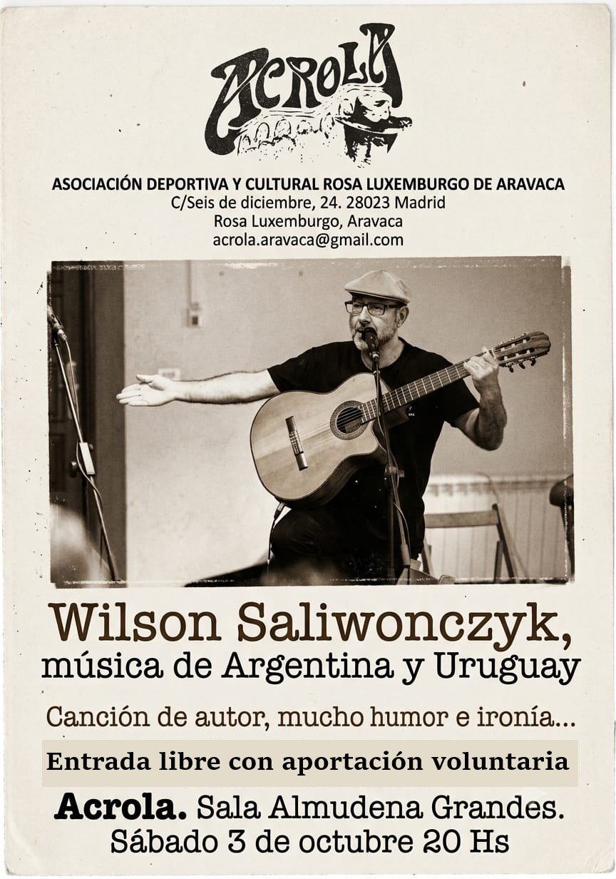 Wilson Saliwonczyk, música de Argentina y Uruguay