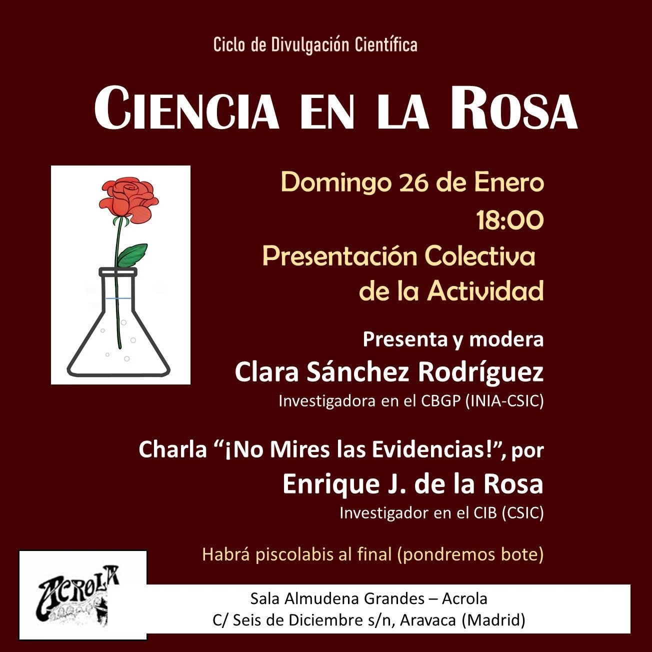 ¡No mires las evidencias!