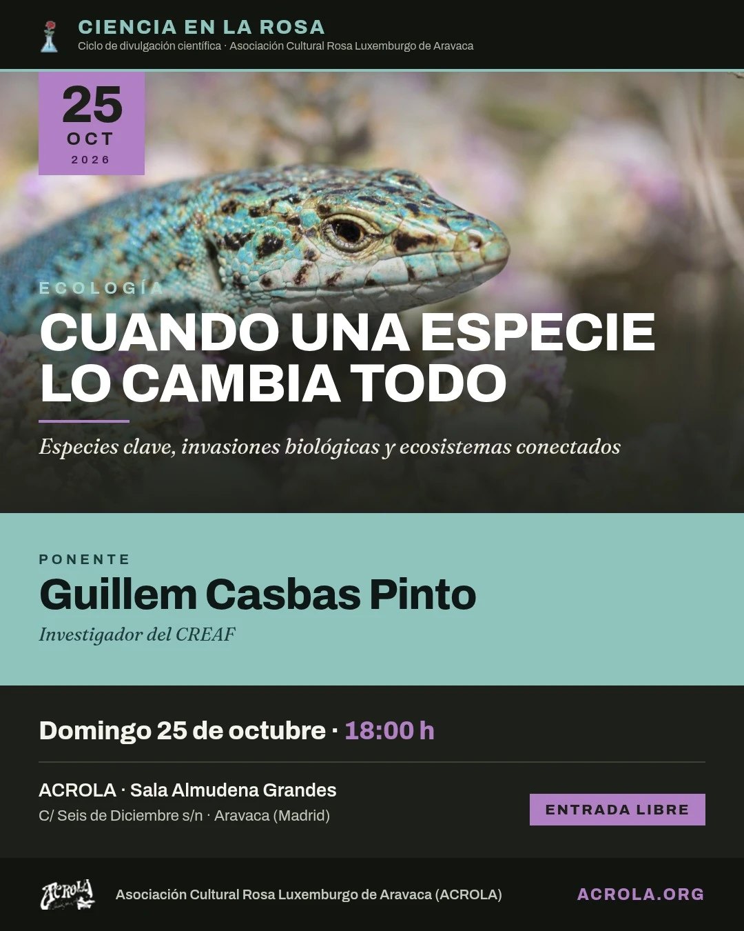 Cuando una especie lo cambia todo