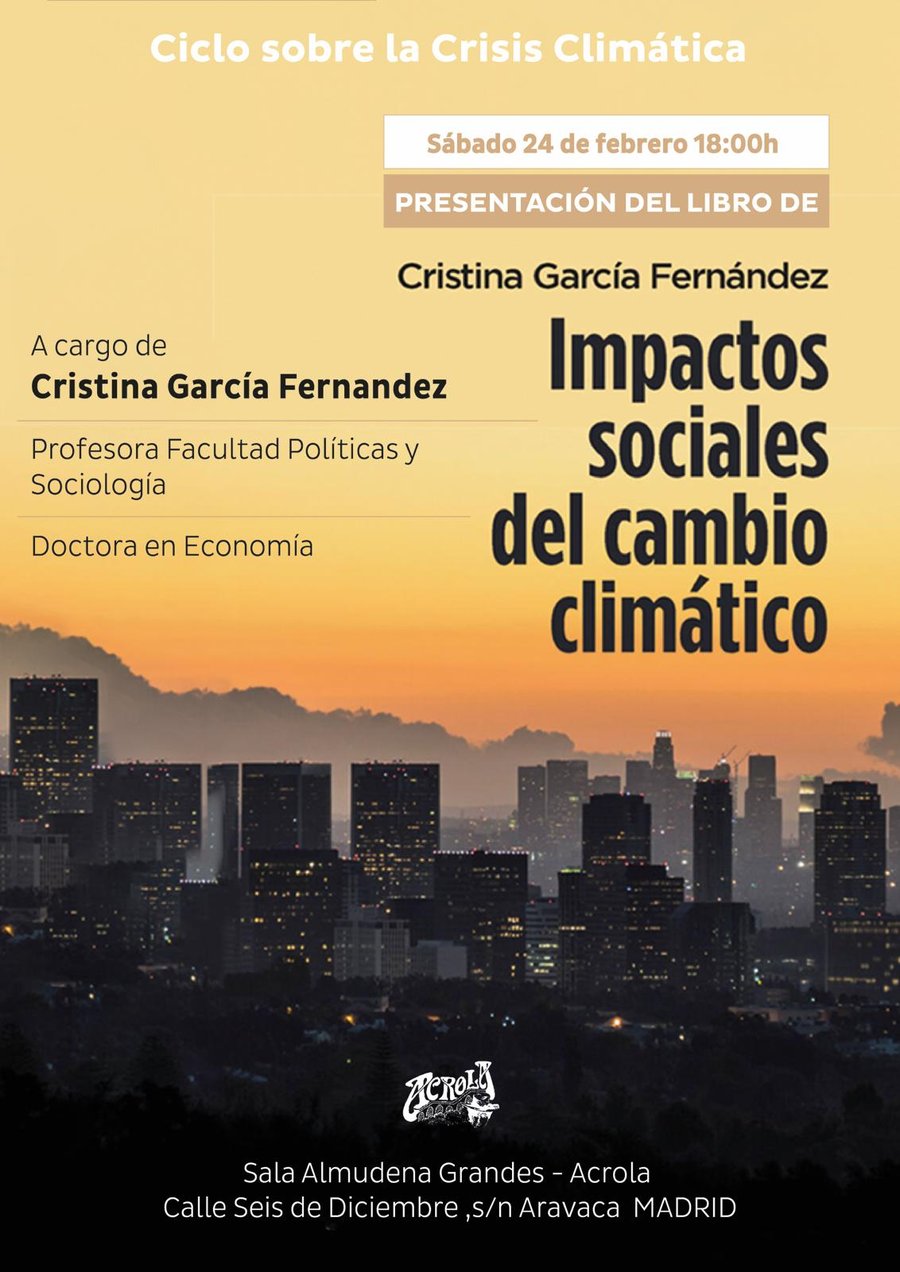 Charla: Impactos Sociales del Cambio Climático
