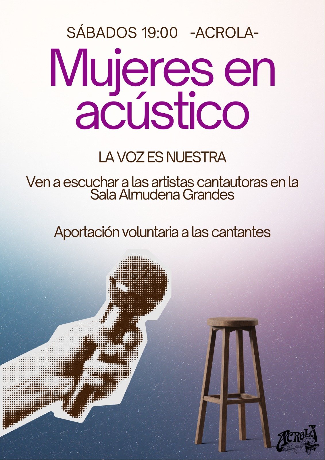 Mujeres en acústico, ciclo de conciertos 2026