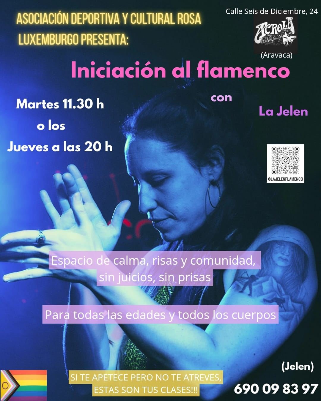 Iniciación al flamenco con La Jelen
