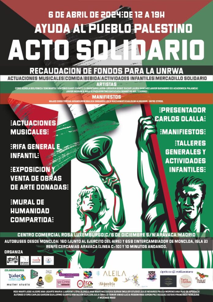 Acto Solidario – Ayuda al Pueblo Palestino